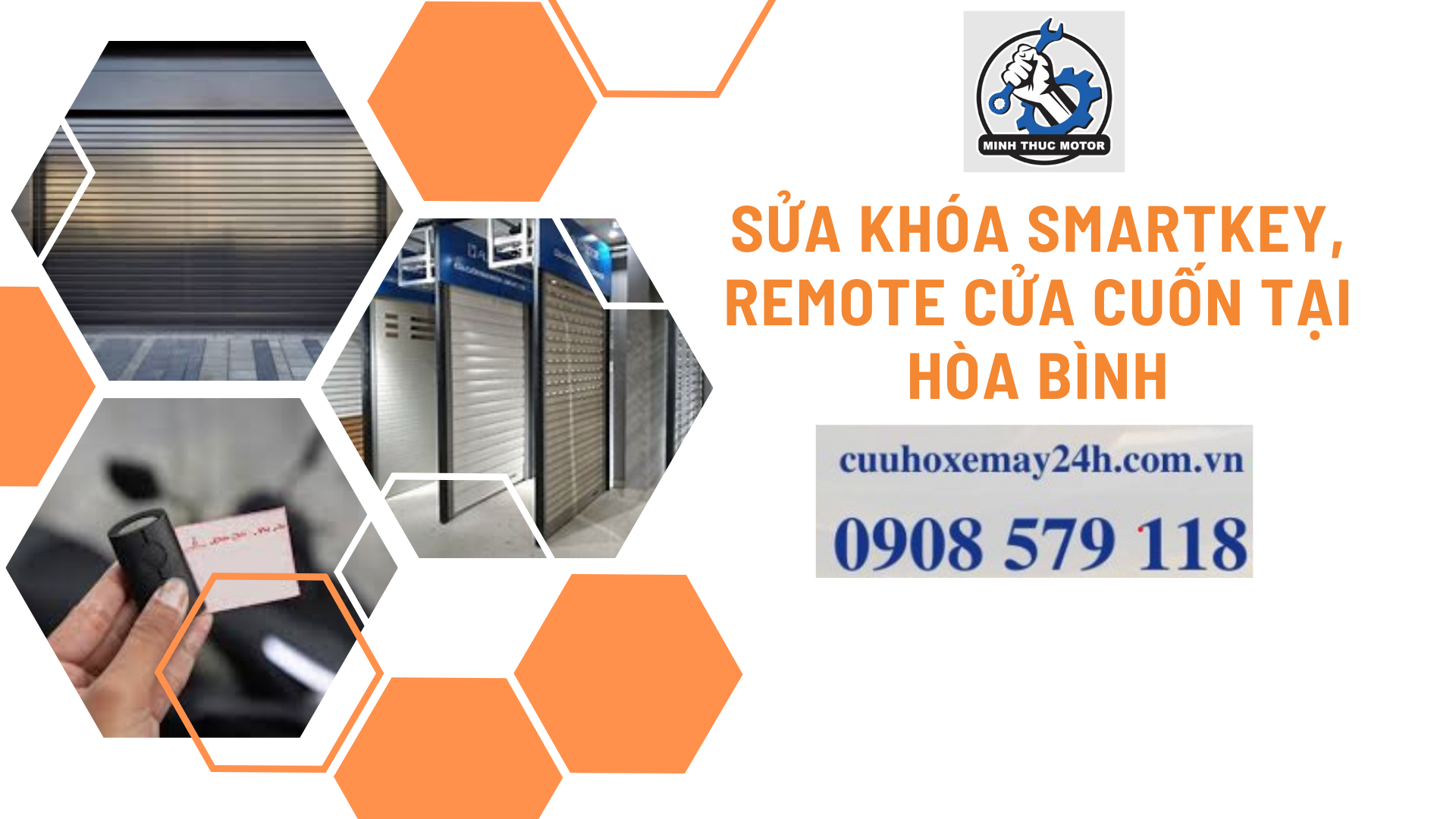 remote cửa cuốn tại Hòa Bình